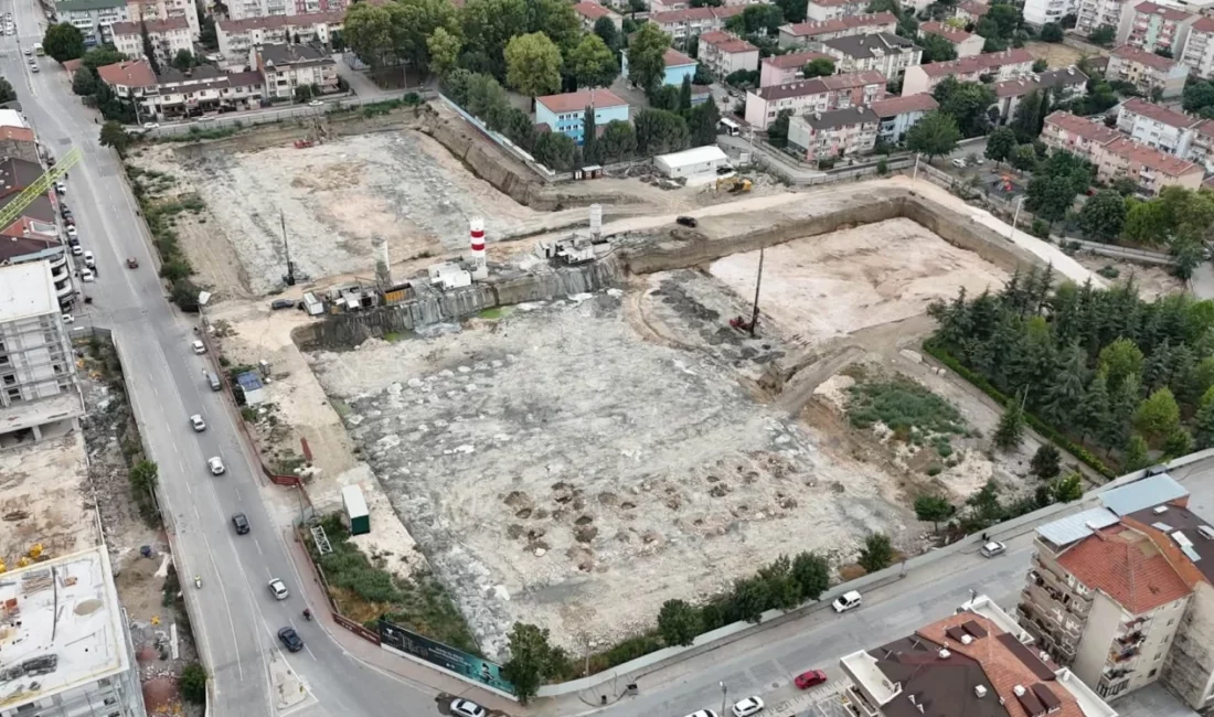 Bursa'da İnegöl Belediyesi’nin Turgutalp Kentsel Dönüşüm Projesinde etaplar eş zamanlı