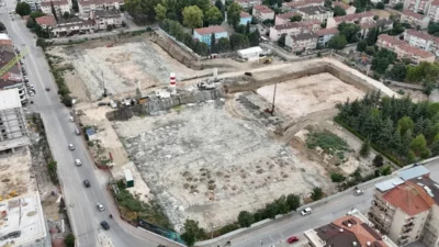 Bursa'da İnegöl Belediyesi’nin Turgutalp Kentsel Dönüşüm Projesinde etaplar eş zamanlı