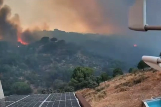 İspanya’da 3 gündür devam eden orman yangını, Madrid, Teruel, Avila,