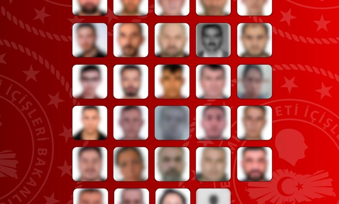 İçişleri Bakanlığı, kırmızı bültenle uluslararası seviyede aranan 29, ulusal seviyede