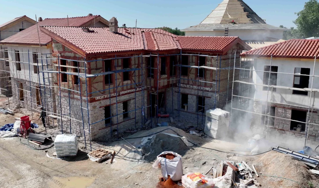 Konya Karatay Belediyesi’nin Türbe Arkası Kentsel Yenileme Projesi kapsamında yürütülen