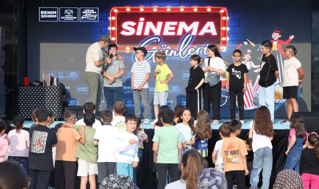 Konya Büyükşehir Belediyesi’nin merkez dışındaki ilçelerde düzenlediği “Sinema Günleri” ve