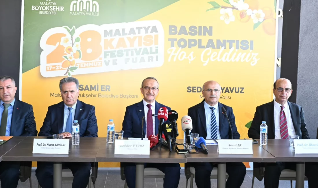 Malatya Büyükşehir Belediyesi’nin ev sahipliğinde düzenlenecek 28’inci Malatya Kayısı Festivali