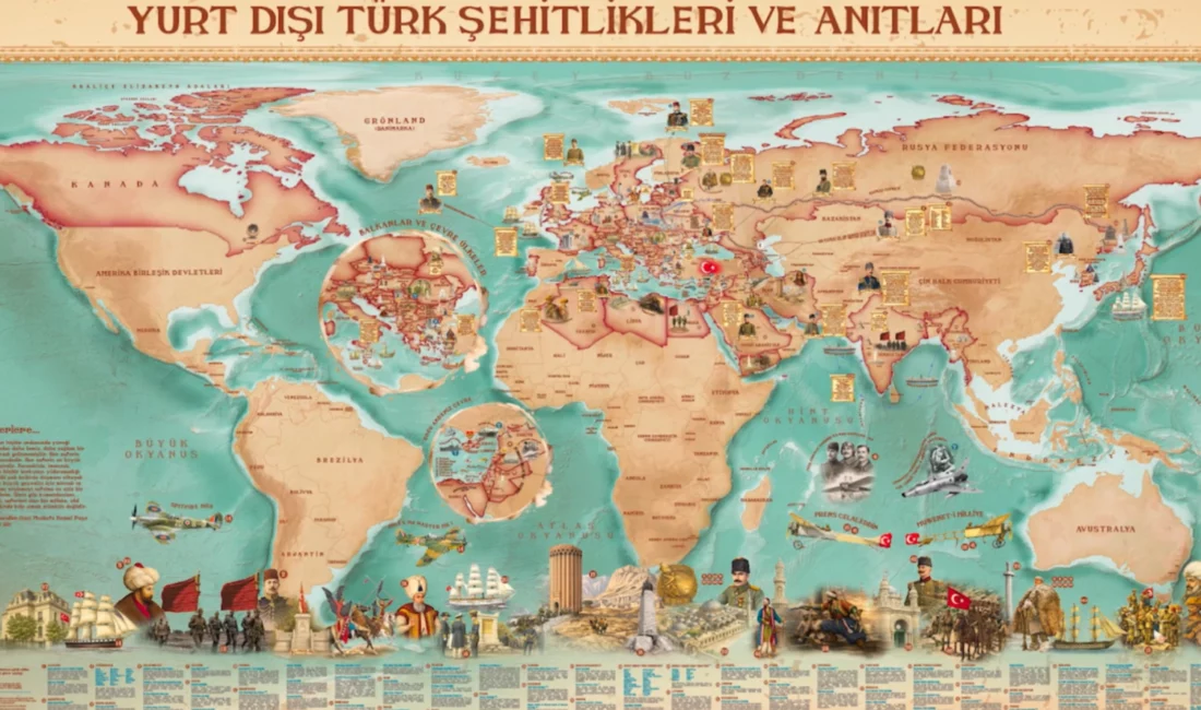 Milli Savunma Bakanlığı, Harita Genel Müdürlüğü tarafından hazırlanan "Yurt Dışı