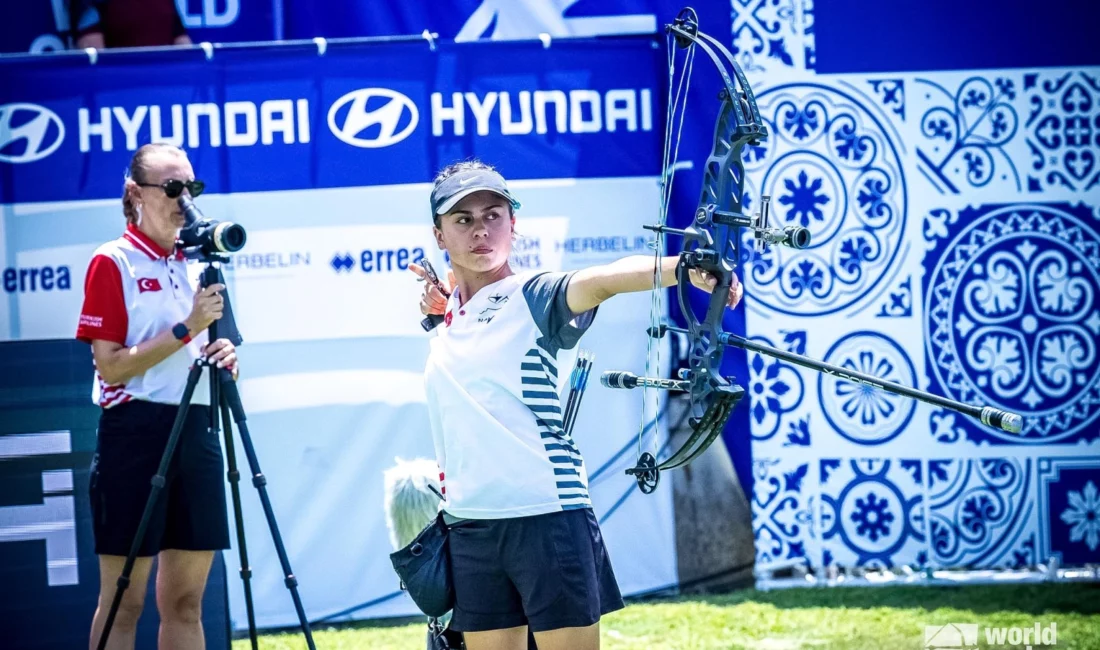 Muğla Büyükşehir Belediyesi sporcusu Hazal Burun, Dünya Okçuluk Federasyonu Dünya