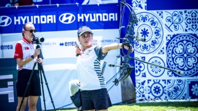 Muğla Büyükşehir Belediyesi sporcusu Hazal Burun, Dünya Okçuluk Federasyonu Dünya