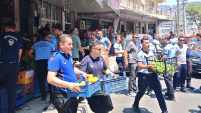 İzmir Büyükşehir Belediyesi, Bayraklı Belediyesi ve İlçe Emniyet Müdürlüğü ekiplerinin