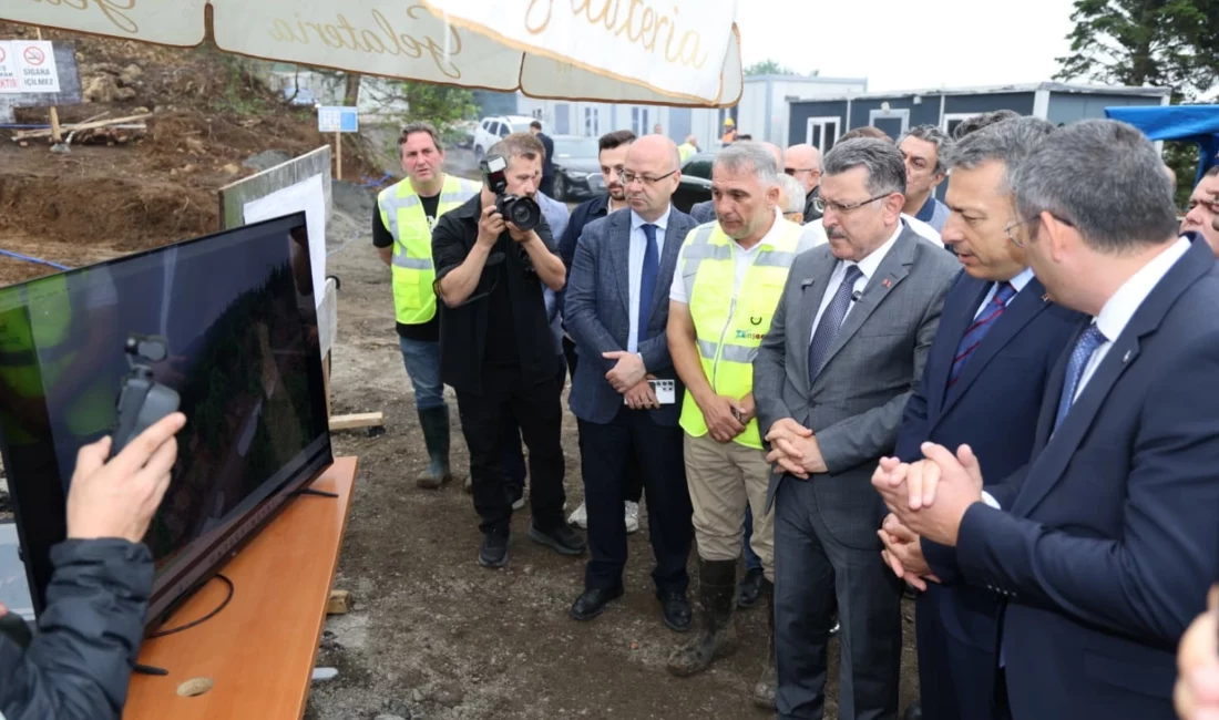 Trabzon'da sokak hayvanları için yapımına başlanılan doğal yaşam alanı inşa