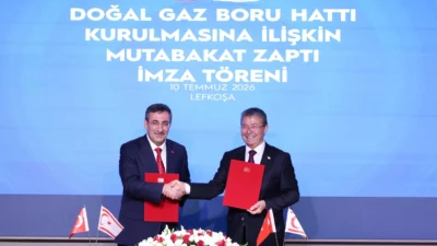 Türkiye ile KKTC arasında doğal gaz boru hattı kurulmasına ilişkin