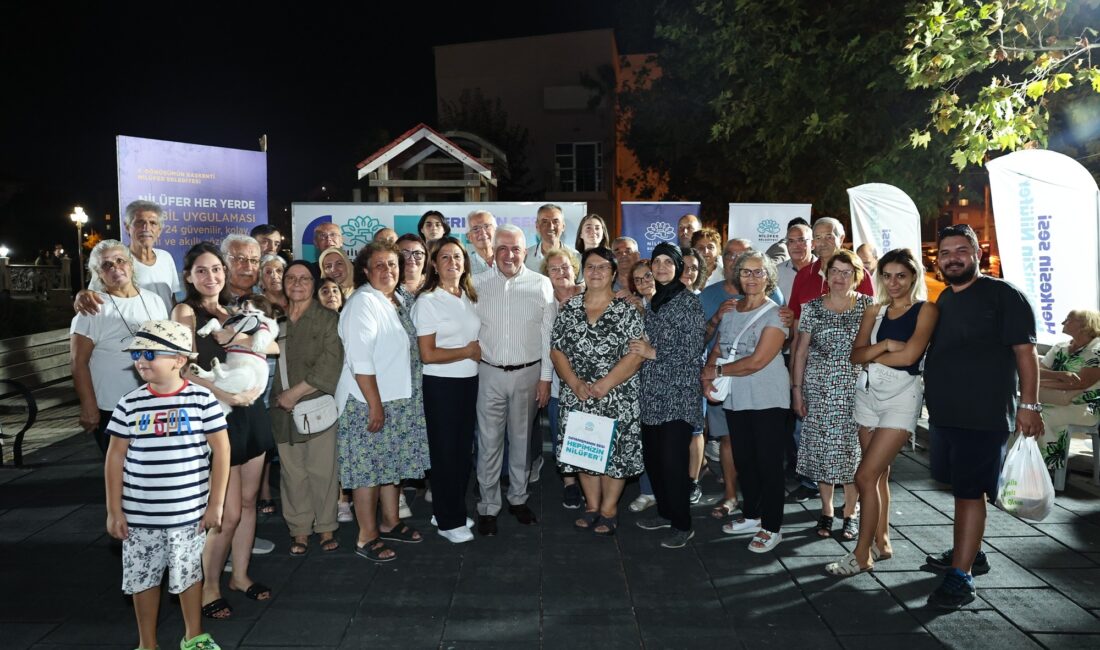 Nilüfer Belediye Başkanı Şadi Özdemir, “Şadi Başkan’la Akşam Çayı” buluşmaları
