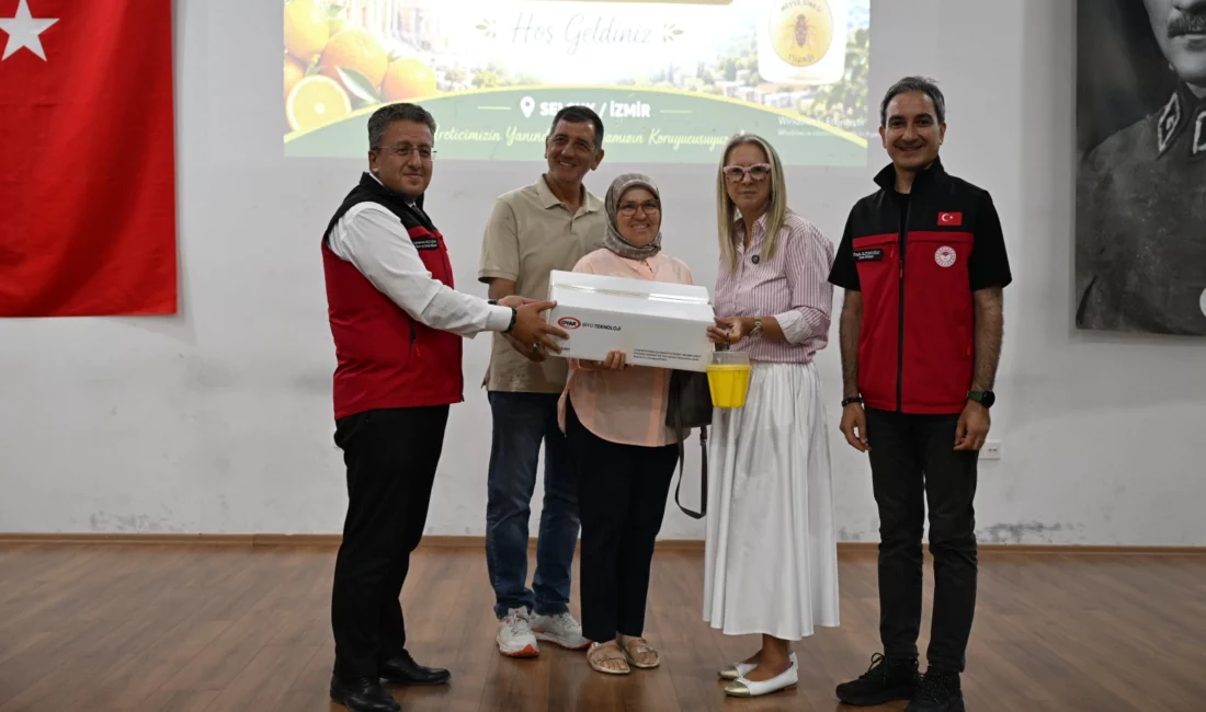İzmir’in Selçuk ilçesinde, mandarin üretiminde önemli zararlılardan biri olan Akdeniz