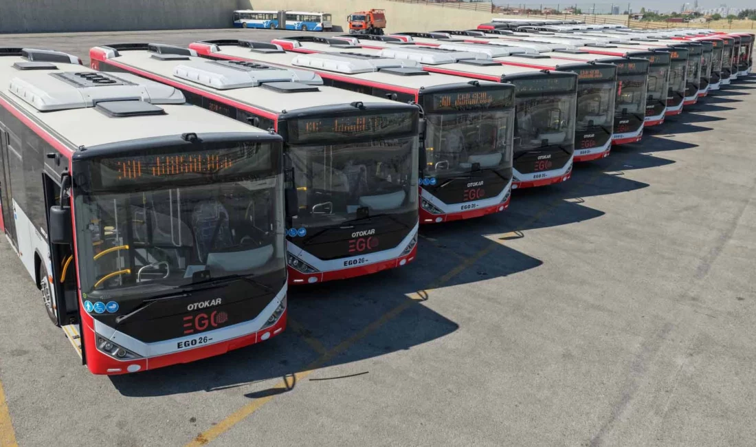 Ankara Büyükşehir Belediyesi EGO Genel Müdürlüğü, öz kaynaklarıyla aldığı 15