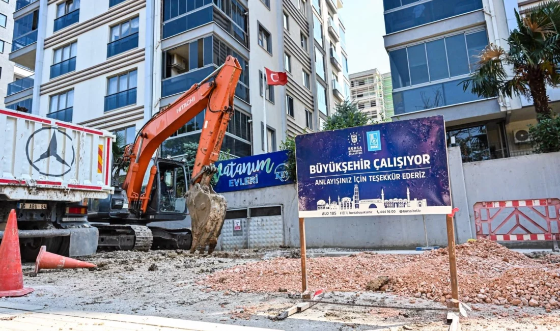 Bursa Büyükşehir Belediyesi, il genelinde sürdürdüğü altyapı kapasitesini güçlendirme çalışmaları