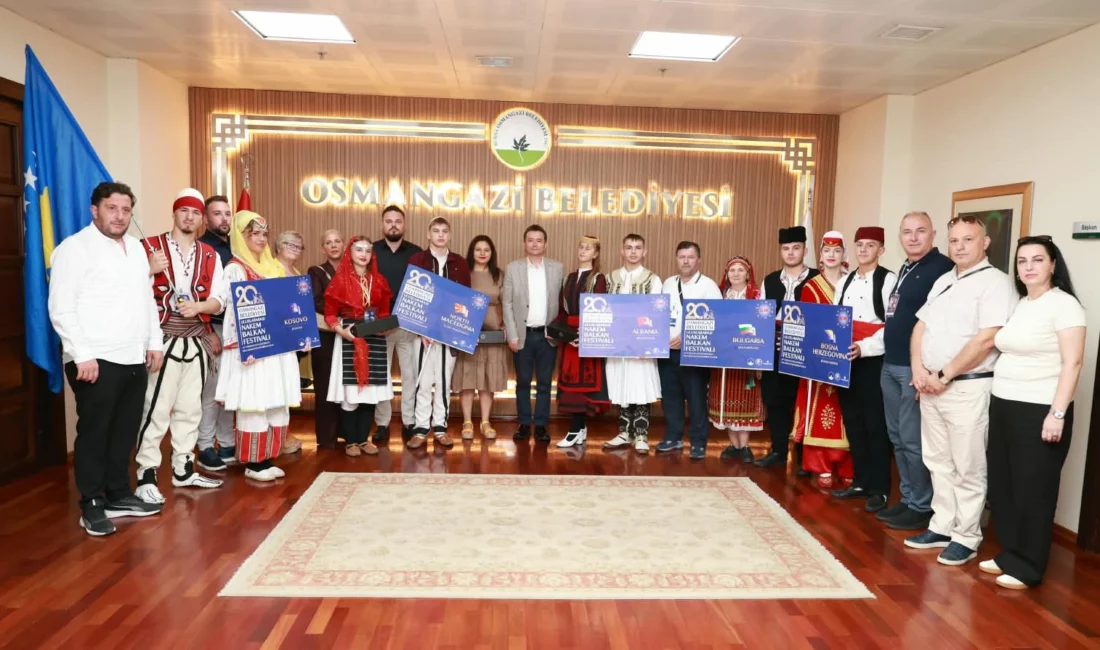 Bursa'da Osmangazi Belediyesi’nin ev sahipliğinde gerçekleştirilen Uluslararası NAKEM Balkan Festivali