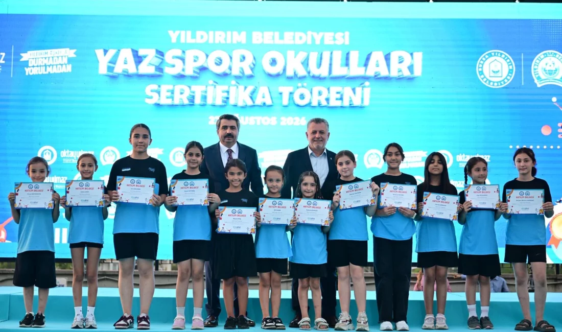 Bursa'da Yıldırım Belediyesi’nin çocukların yaz tatilini verimli şekilde geçirmeleri için