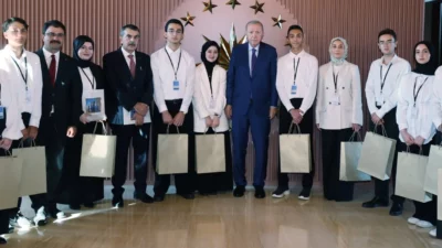Cumhurbaşkanı Recep Tayyip Erdoğan, "Maziden Atiye" programı kapsamında Ahlat Külliyesi'nde