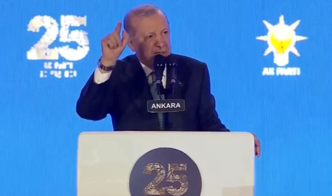 Cumhurbaşkanı Recep Tayyip Erdoğan, Başkent Millet Bahçesi'ndeki AK Parti 25.