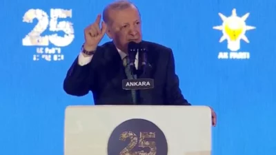 Cumhurbaşkanı Recep Tayyip Erdoğan, Başkent Millet Bahçesi'ndeki AK Parti 25.