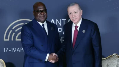 Cumhurbaşkanı Recep Tayyip Erdoğan, Kongo Demokratik Cumhuriyeti Cumhurbaşkanı Félix Tshisekedi