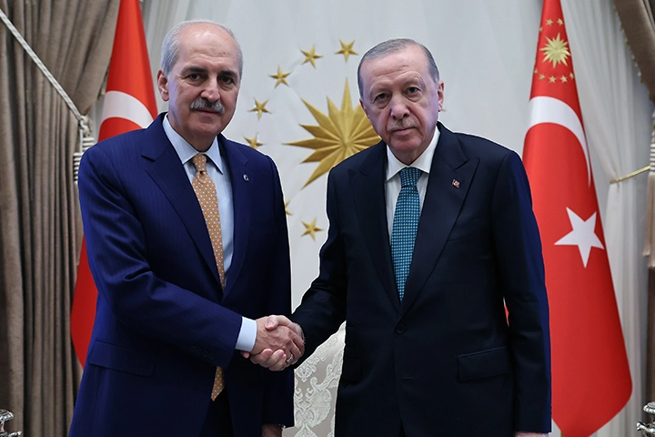 Cumhurbaşkanı Recep Tayyip Erdoğan, Türkiye Büyük Millet Meclisi (TBMM) Başkanı