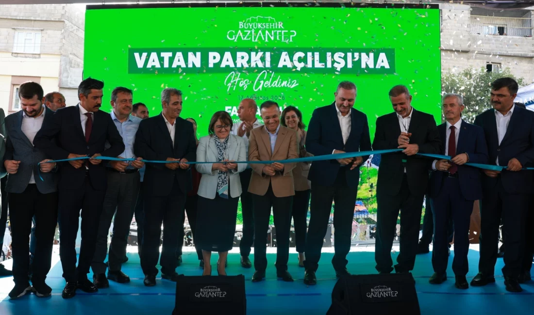Gaziantep Büyükşehir Belediyesi tarafından Şahinbey ilçesi Vatan Mahallesi’nde yapımı tamamlanan