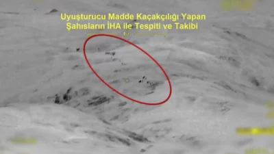 İçişleri Bakanlığı, Hakkari'de jandarma ekiplerince Jandarma İHA (JİHA) destekli düzenlenen