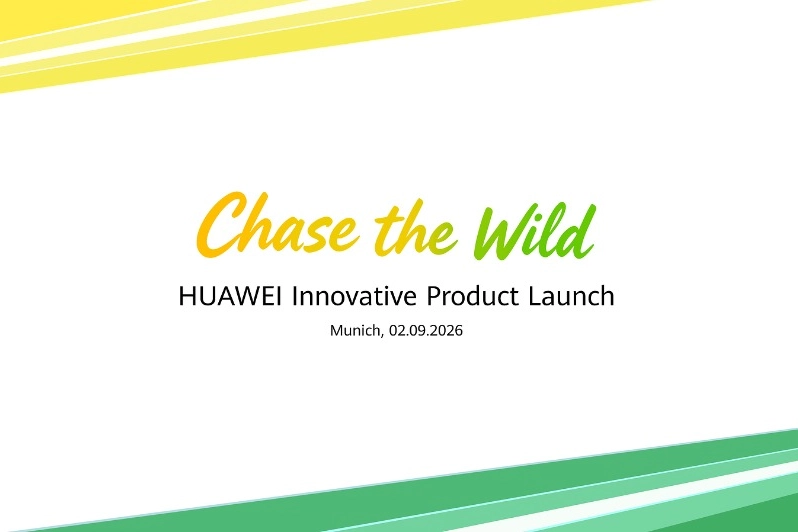 Huawei, 2 Eylül'de Münih'te düzenlenecek "Chase the Wild" kampanya etkinliğinde