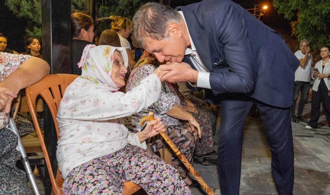 İzmir Büyükşehir Belediye Başkanı Dr. Cemil Tugay, Beydağ’ın Erikli Mahallesi