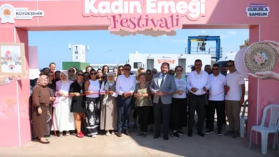 Samsun Büyükşehir Belediyesi tarafından kadınların üretime katılımını desteklemek ve kadın