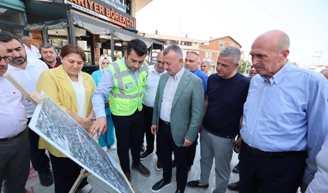 Kocaeli Çayırova’da ulaşım konforunu artıracak projeleri sahada inceleyen Kocaeli Büyükşehir Belediye