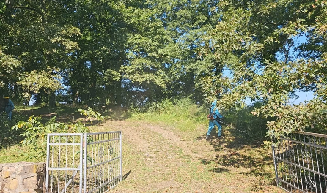 Kocaeli Büyükşehir Belediyesi, Derince’deki mezarlıklarda bakım, temizlik ve çevre düzenleme