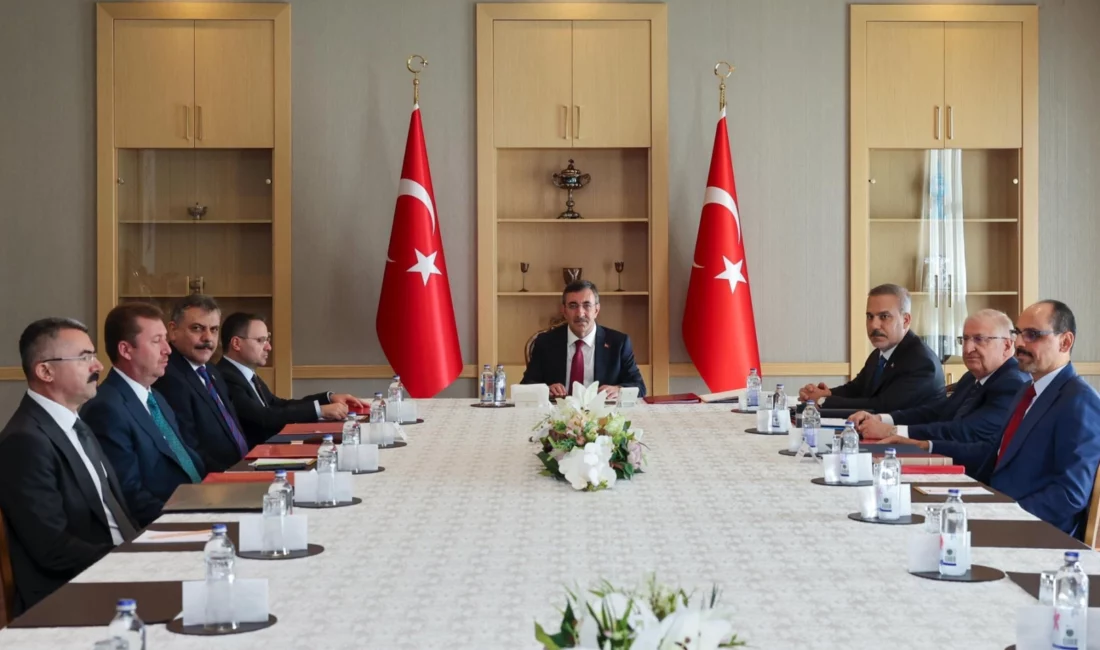 Cumhurbaşkanı Yardımcısı Cevdet Yılmaz başkanlığındaki Milli Dayanışma ve Bütünleşme Koordinasyon