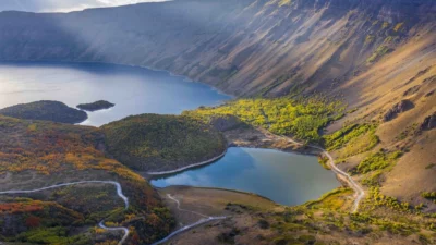 Bitlis’in Tatvan, Ahlat ve Güroymak ilçeleri sınırlarında bulunan Nemrut Kalderası,