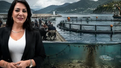 Rize'nin Pazar ilçesinde kafes balıkçılığı projesine karşı yaklaşık üç aydır