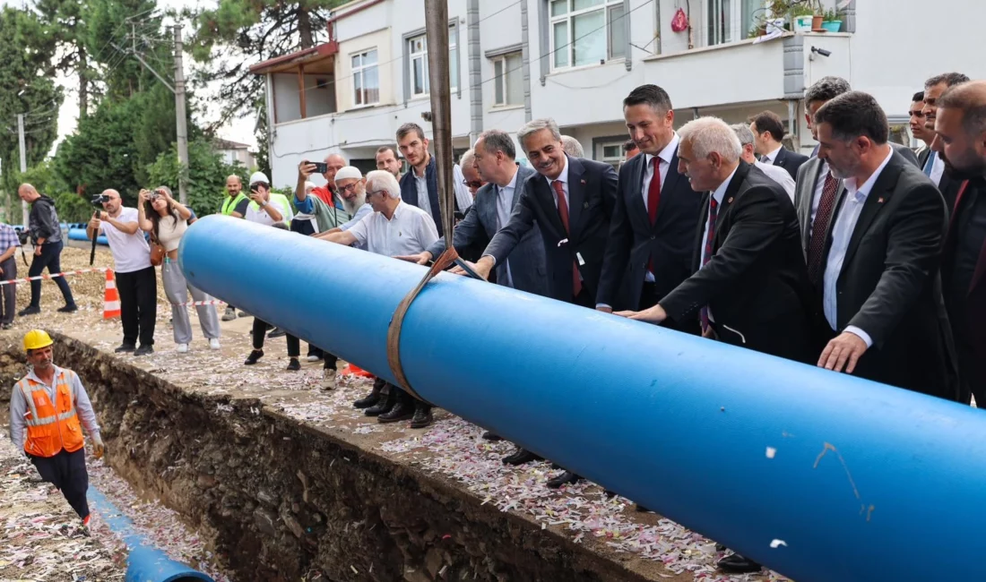 Sakarya Büyükşehir Belediyesi ve SASKİ, Hendek’in altyapısını güçlendirmek için yaklaşık