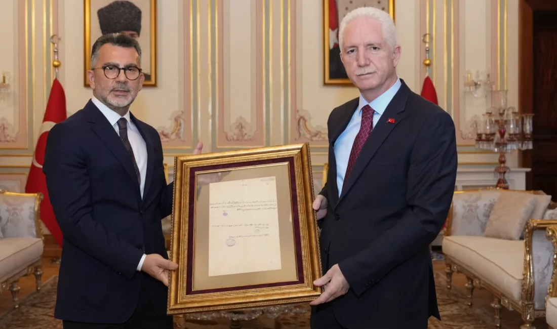 İstanbul Valiliği, Sultan II. Abdülhamid’e yazılan tarihi belgenin yeniden Deniz