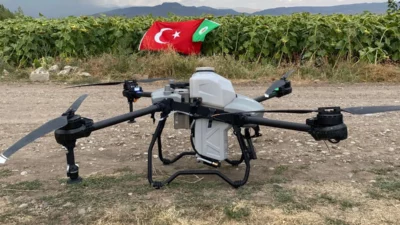 Ağrı Ziraat Odası tarafından hayata geçirilen “Zirai Drone İlaçlama Projesi”