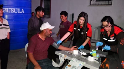 Ankara Büyükşehir Belediyesi’nin mevsimlik tarım işçilerine yönelik düzenlediği sağlık ve