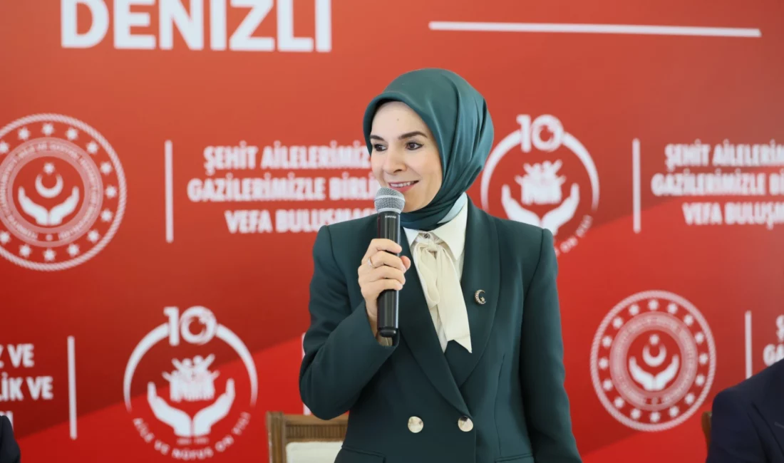 Aile ve Sosyal Hizmetler Bakanı Mahinur Özdemir Göktaş, Denizli’de şehit