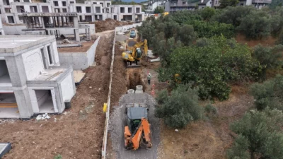 Bursa Büyükşehir Belediyesi, Mudanya’nın Bademli ve Çağrışan mahallelerinde 1,6 kilometrelik