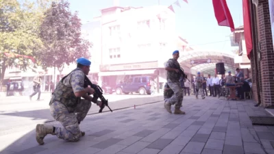 Yenişehir’in düşman işgalinden kurtuluşunun 104’üncü yıl dönümü, düzenlenen tören ve