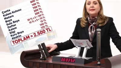 CHP'li Semra Dinçer, okul ihtiyaçlarının en az 2 bin 500