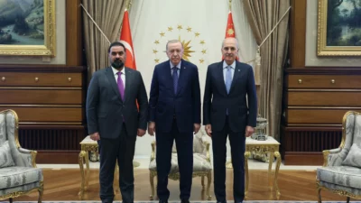 Cumhurbaşkanı Recep Tayyip Erdoğan, Irak Temsilciler Meclisi Başkanı Heybet Halbusi’yi