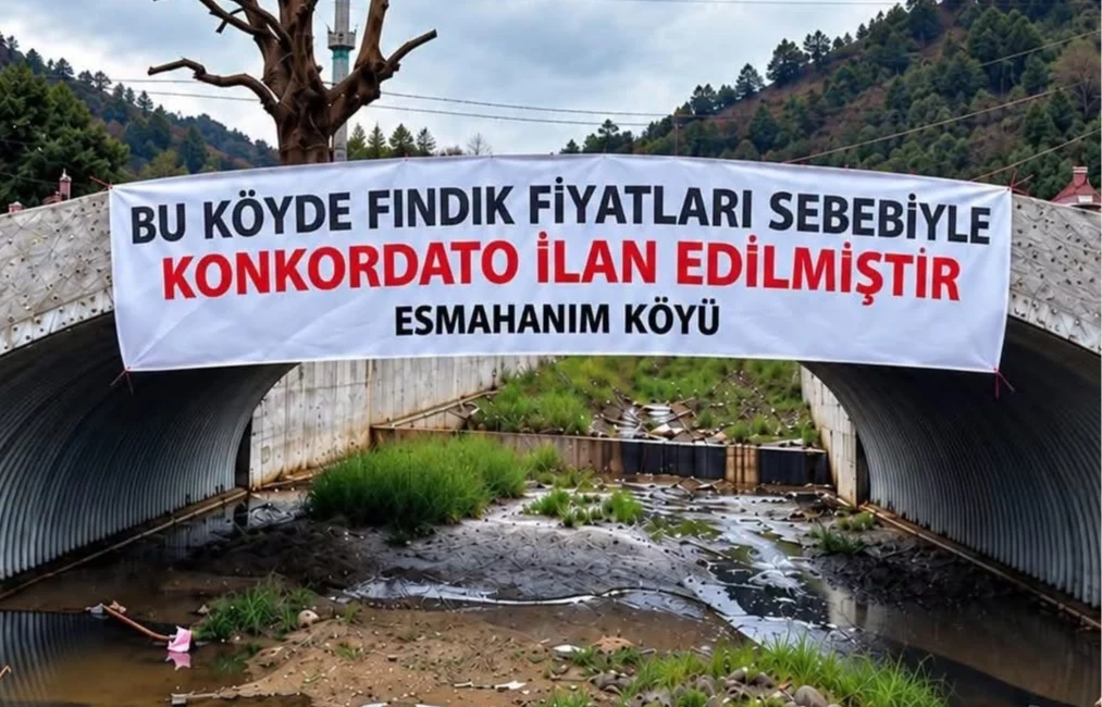 Düzce'nin Akçakoca ilçesi Esmahanım Köyü'nde üreticiler, fındık fiyatlarının düşüklüğü ve