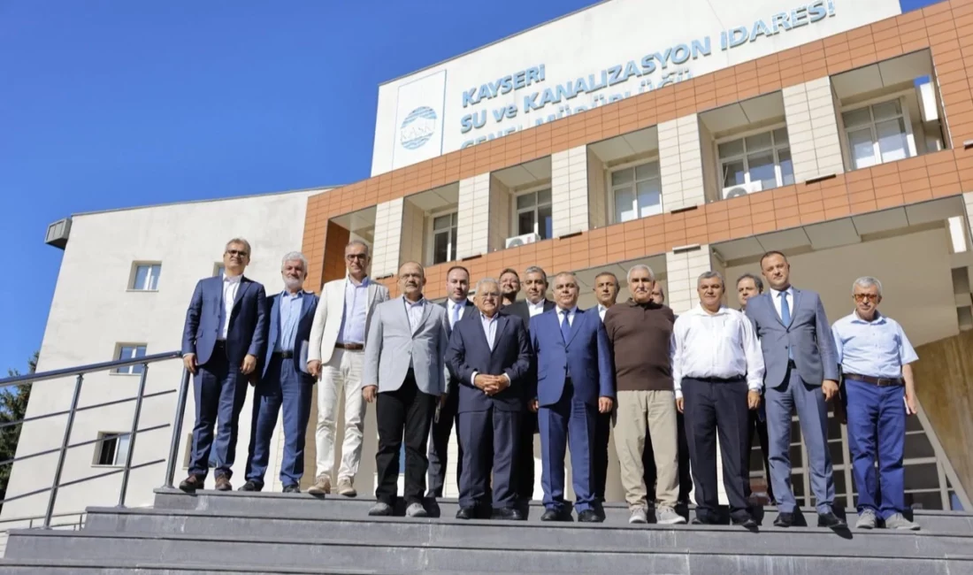 Kayseri Büyükşehir Belediye Başkanı Dr. Memduh Büyükkılıç, KASKİ Genel Müdürlüğü’nün