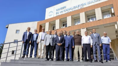 Kayseri Büyükşehir Belediye Başkanı Dr. Memduh Büyükkılıç, KASKİ Genel Müdürlüğü’nün