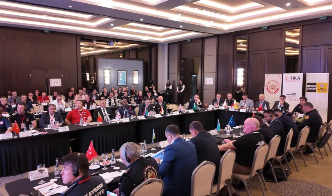 Konya Büyükşehir Belediyesi ve TİKA iş birliğinde Uluslararası İtfaiye Çalıştayı