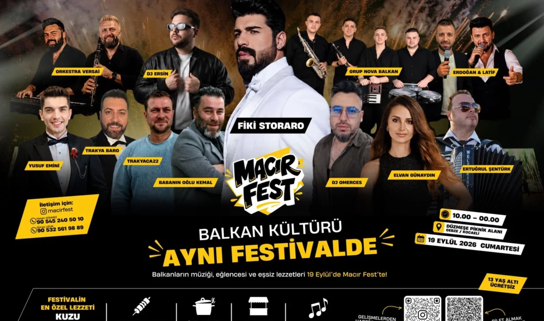 Müzik, lezzet, kültür ve eğlenceyi bir araya getiren MACIR FEST,