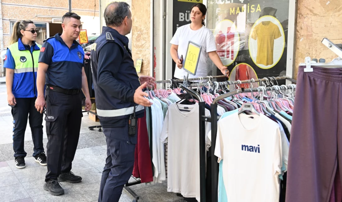 Manisa Büyükşehir Belediyesi Zabıta Dairesi Başkanlığı ekipleri ile Manisa İl