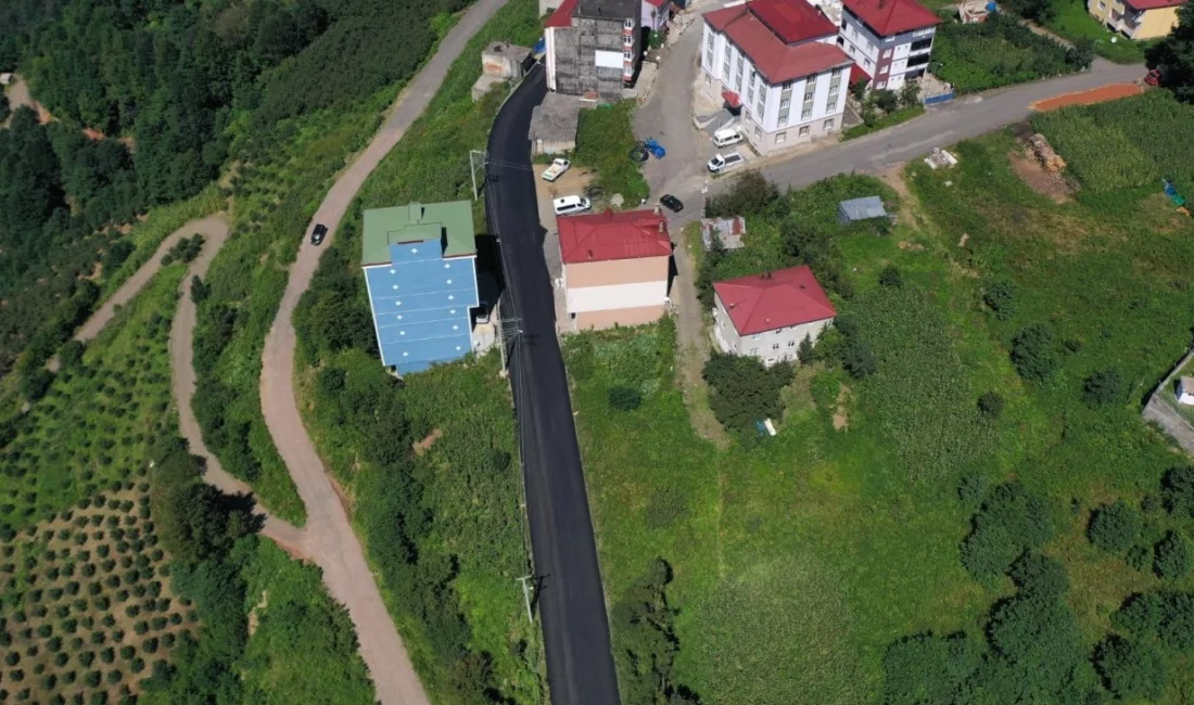 Ordu Büyükşehir Belediyesi, Çaybaşı ilçesi İlküvez Mahallesi’nin ulaşım konforunu artırmak